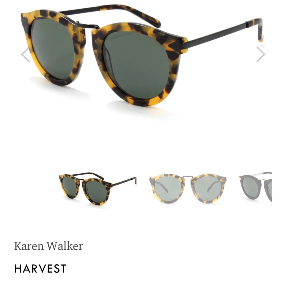Karen walker harvest sunglasses in tortoise